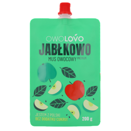 Mus jabłkowy 200g * JABŁKOWO OWOLOVO